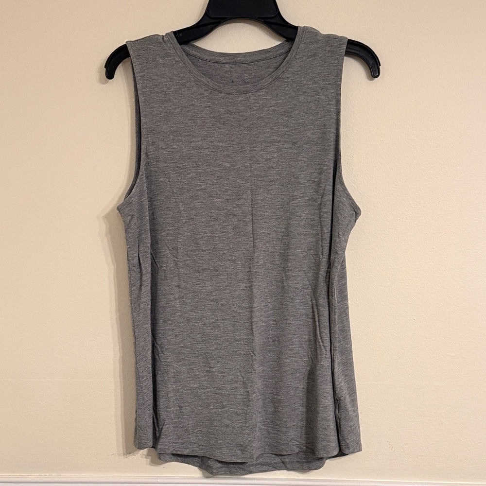 a new day Women’s summer tank top Charcoal Sleeveless Top boho top size L